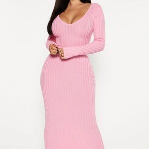 Kallan Knit Dress - Pink